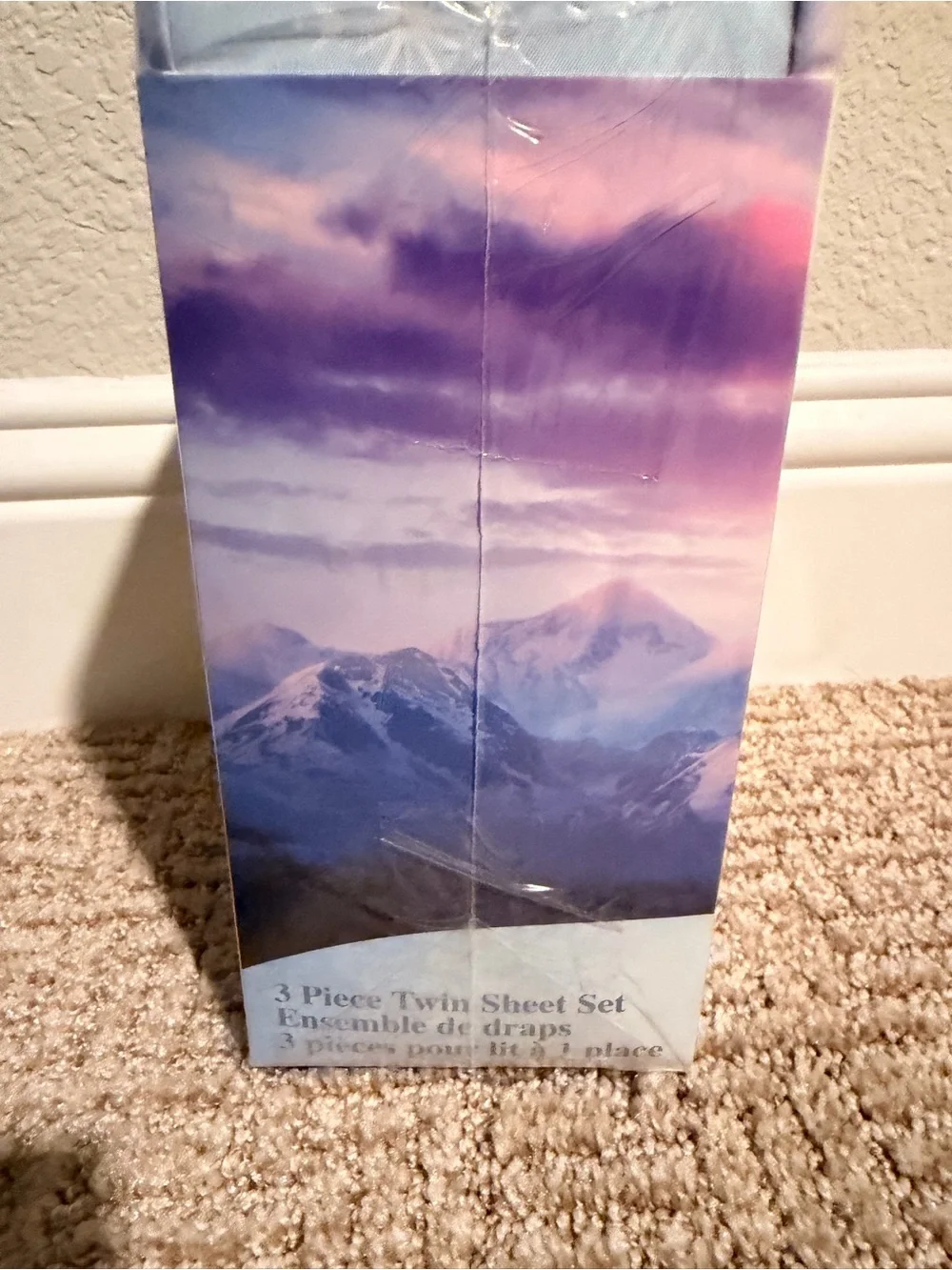 Disney Frozen Pink & Purple Twin 3 Piece Sheet Set